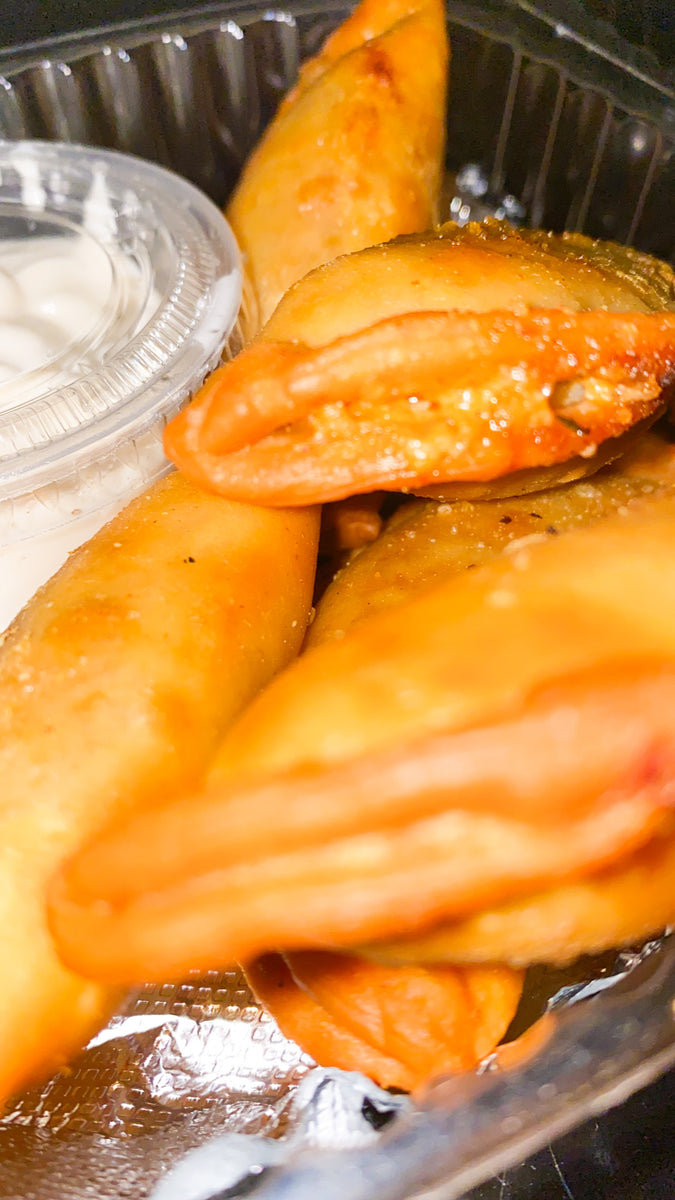 Buffalo Chicken Dip Mini Empanadas PHATVegan