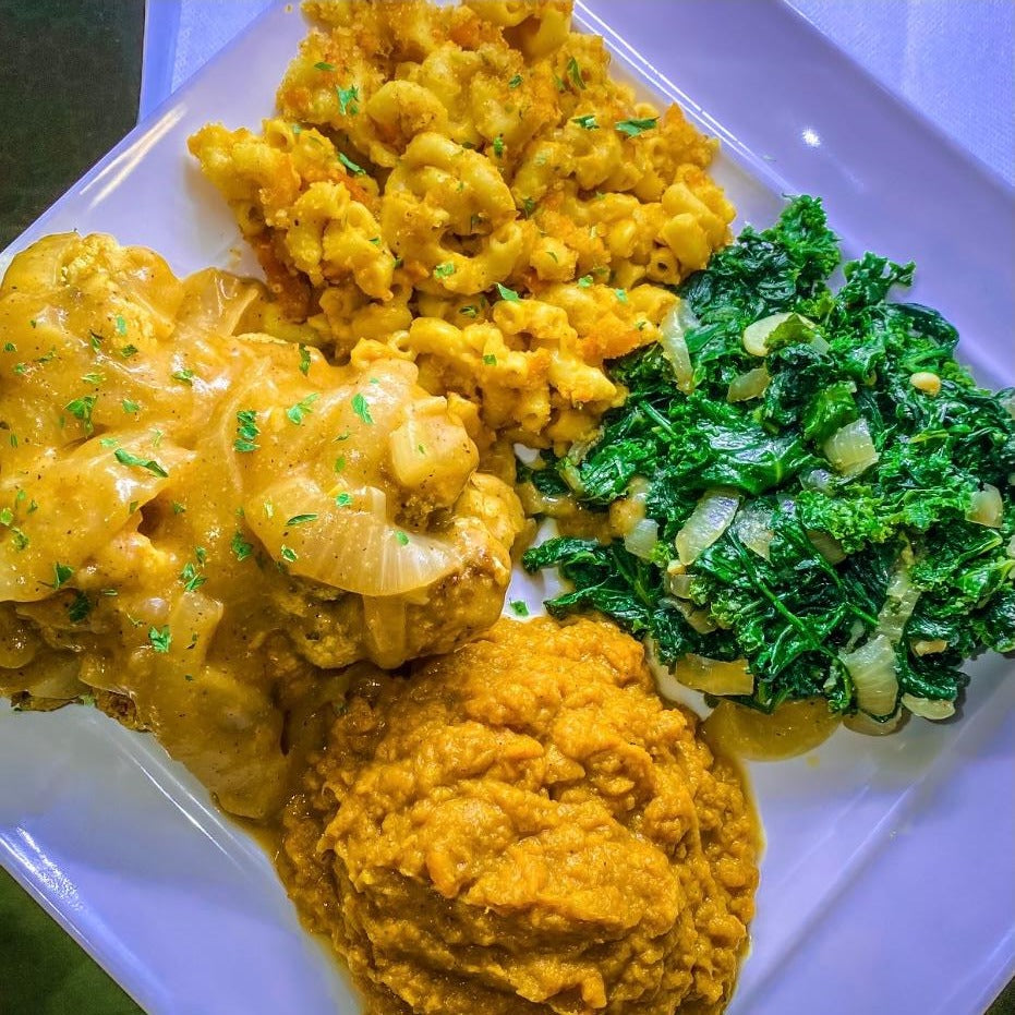 SMOTHERED CAULIFLOWER (VEGAN)