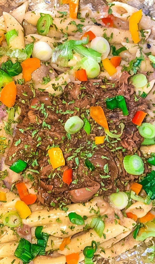 PV RASTA PASTA W/ JERK JACKFRUIT